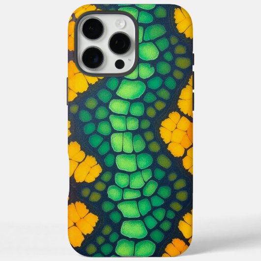 Viper Shield: artistiek slangenontwerp Case-Mate iPhone Case (Achterkant)
