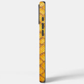 Viper Skin: vet Sinaasappel en zwart Case-Mate iPhone Case (Achterkant / Links)