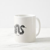  Viper Snake Antiek Snakes Vipers 1800 Koffiemok (Voorkant rechts)