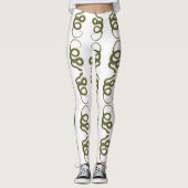 Viper Snake Pattern Leggings (Voorkant)