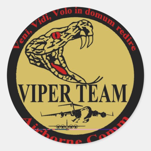 Viper Team Patch Sticker (Voorkant)