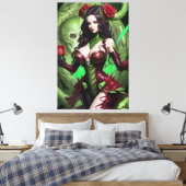 Vipera - Snake Warrior 021 Canvas Afdruk (Insitu (Slaapkamer))