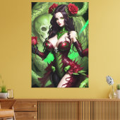 Vipera - Snake Warrior 021 Canvas Afdruk (Insitu (Woonkamer))
