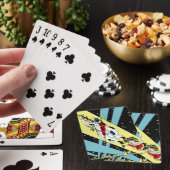 Viperetta vliegt naar de maan pokerkaarten (Insitu)