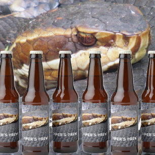 Viper's Brew - Cottonmouth Snake Bier Label Etiket