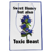 Vipers Bugloss Zoete Honing Giftige Beest Grappig Medium Cadeauzakje (Voorkant)