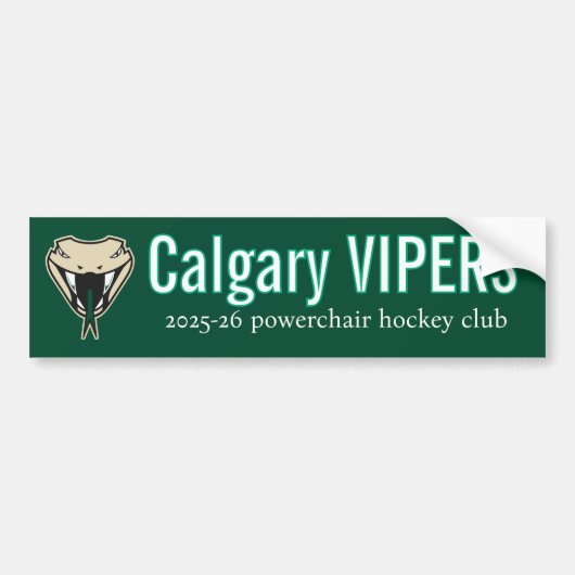Vipers bumper sticker (Voorkant)