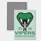 Vipers magnet (Voorkant / Achterkant)