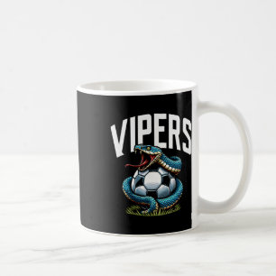 Vipers-voetbalmaskotte voor jeugdteams spelers en koffiemok