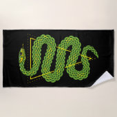 Viperslang 2 strandlaken (Voorkant)