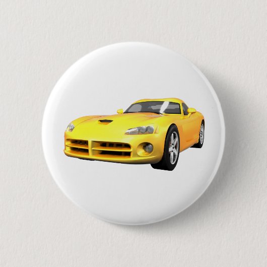 Viperste hardste bovenspierwagen: gele afwerking: ronde button 5,7 cm (Voorkant)
