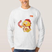 VIPKID Chinees Shirt met lange beschermhoes (Manne (Voorkant)