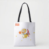 VIPKID Cosmic Dino Canvas tas (Voorkant)