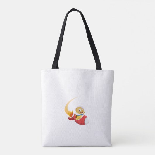 VIPKID Cosmic Dino Canvas tas (Achterkant)