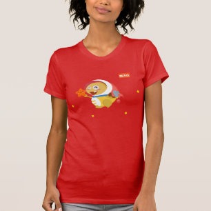 VIPKID Cosmic Dino T-Shirt (oranje)