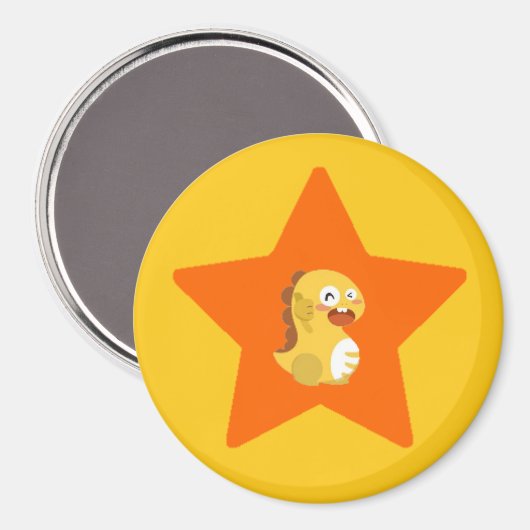 VIPKID Dino Magnet Star (Voorkant / Achterkant)