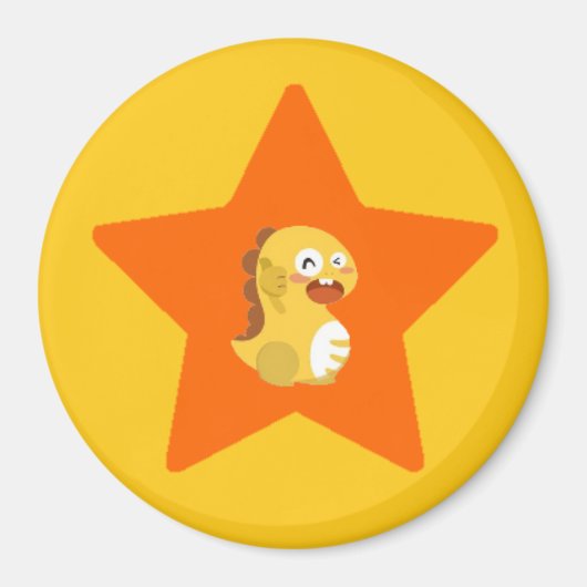 VIPKID Dino Magnet Star (Voorkant)