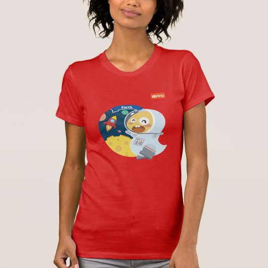 VIPKID Earth T-Shirt (oranje) (Voorkant)
