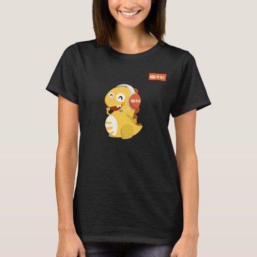 VIPKID Headset Dino T-Shirt (Voorkant)