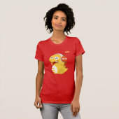 VIPKID Headset Dino T-shirt (sinaasappel) (Voorkant volledig)