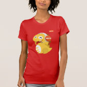 VIPKID Headset Dino T-shirt (sinaasappel) (Voorkant)