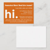 VIPKID-leraar verwijzing/wervingskaarten Aanbevelingskaartje (Voorkant / Achterkant)