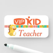 VIPKid Teacher Pin Naamplaatje (In situ)
