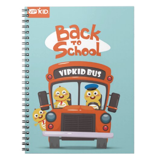 VIPKID Terug naar schoolnotebook 2 Notitieboek (Voorkant)