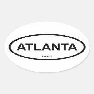 VIR Atlanta Ovale Sticker