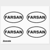 VIR Farsan Ovale Sticker (Vel)