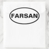 VIR Farsan Ovale Sticker (Tas)