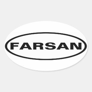 VIR Farsan Ovale Sticker