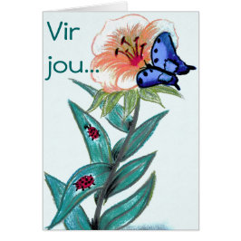 Vir jou - Afrikaanse Groetekaartjie