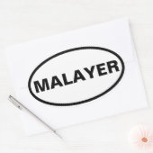 VIR Malayer Ovale Sticker (Envelop)