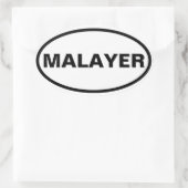 VIR Malayer Ovale Sticker (Tas)