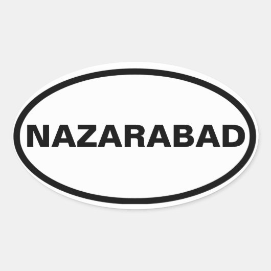 VIR Nazarabad Ovale Sticker (Voorkant)