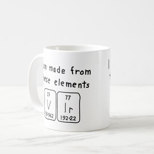 Vir periodieke lijstnaam mok (Voorkant links)