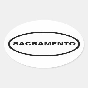 VIR Sacramento Ovale Sticker