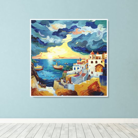 Vira Canvas Afdruk (Insitu (Houten vloer))