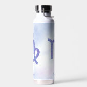  viraal astrologisch gebaar Aangepast Paars Waterfles (Links)