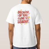 Viraal Cute Typography T-shirt Dat Snel Verkoopt (Achterkant)