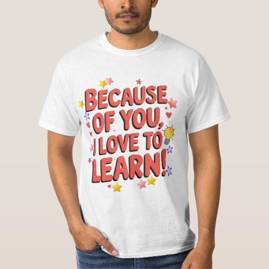 Viraal Cute Typography T-shirt Dat Snel Verkoopt (Voorkant)