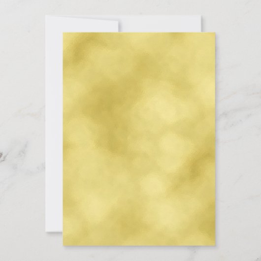 viraal Gold Red Black kerstfeestdag Kaart (Achterkant)