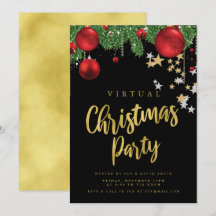 viraal Gold Red Black kerstfeestdag