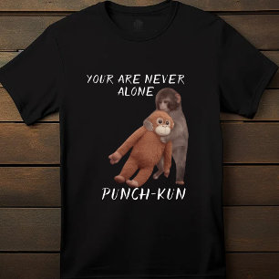 Viraal stomp aap knuffel speelgoed knuffel t-shirt