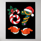 Viral 67 Candy Canes Christmas Tree With Hand Holi Poster (Voorkant)