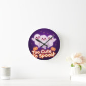 Viral Spooky Cute Ghosts 👻 Halloween Design Ronde Klok (Huis)