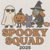 Viral Spooky Squad 2025 Sticker (Voorkant)