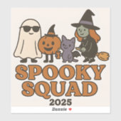 Viral Spooky Squad 2025 Sticker (Vel)