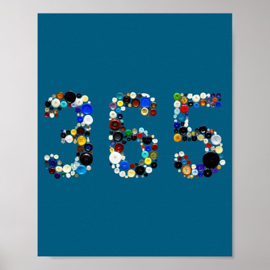 Virale 365 knoppen Meme Poster (Voorkant)